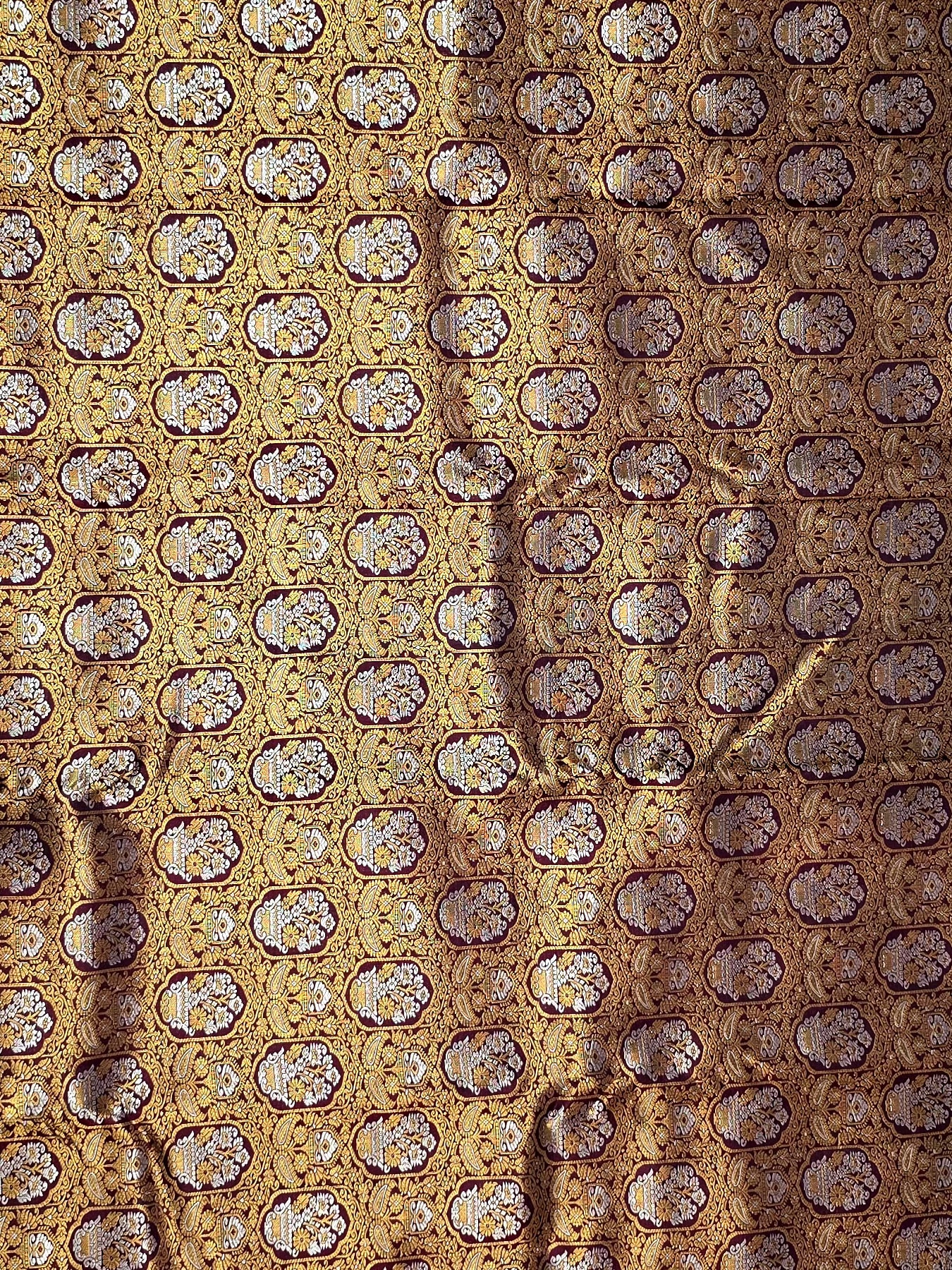Handloom Snuff Silk Saree — view 4