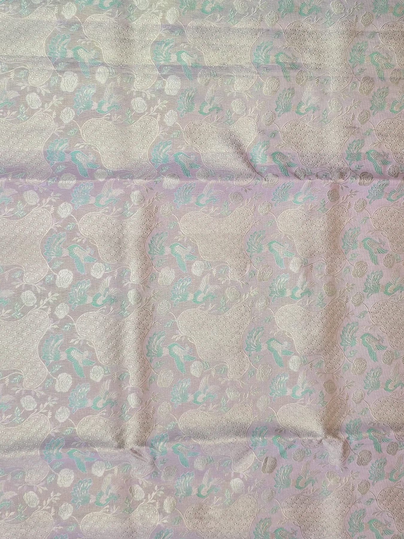 Handloom Blush Pink Silk Saree — view 3