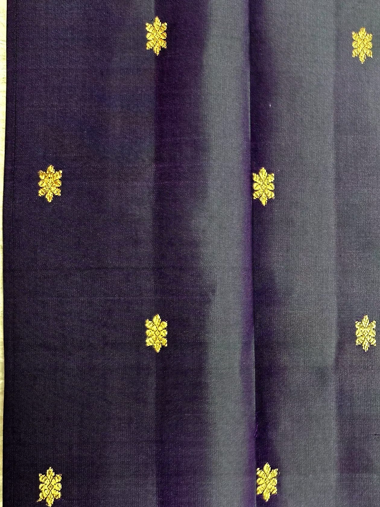 Handloom Light Lavender Silk Saree — view 6