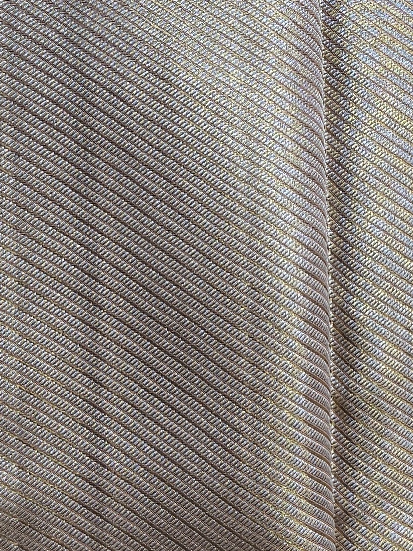 Handloom Cream Peach Silk Saree — view 6