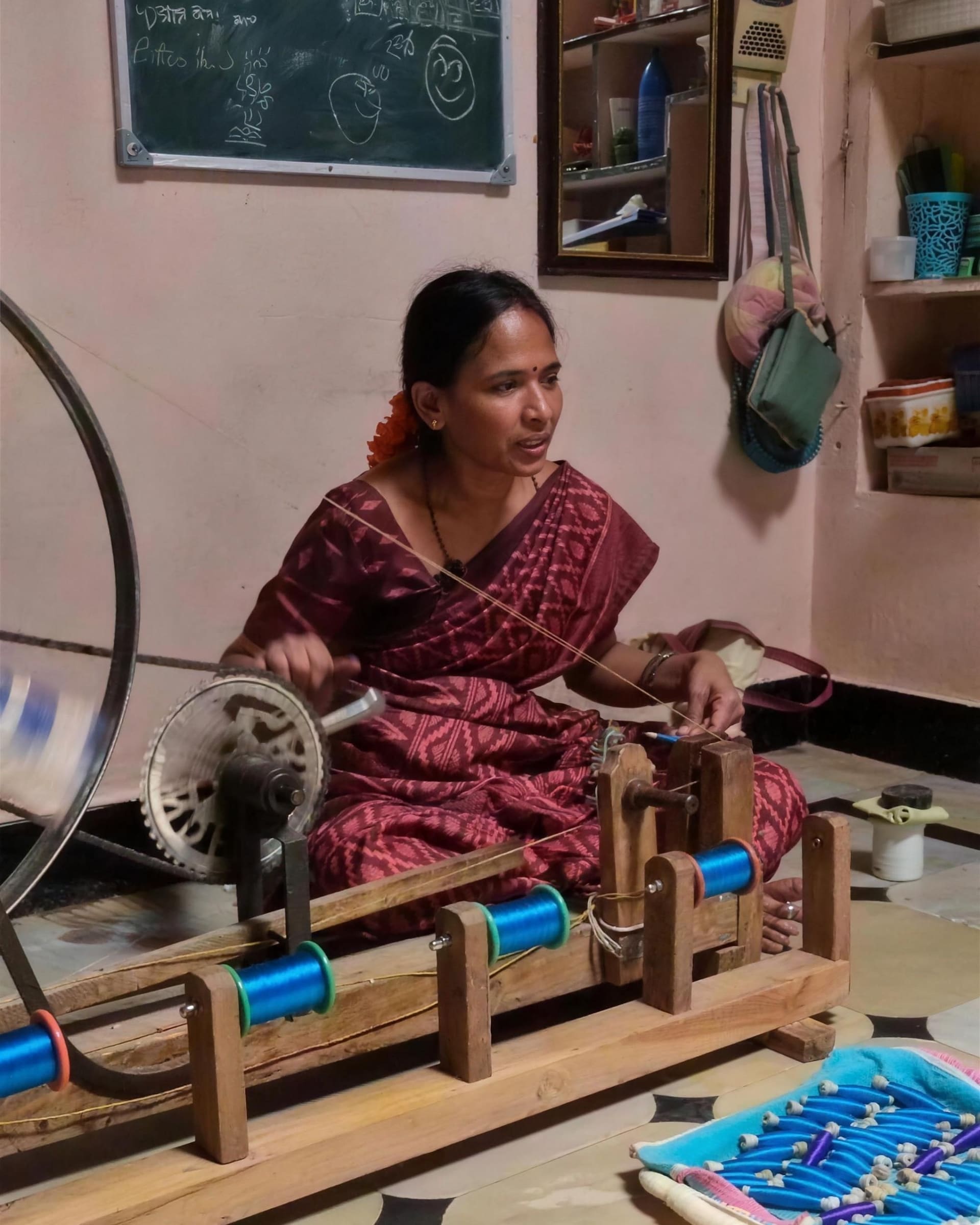 Lakshmi at work
