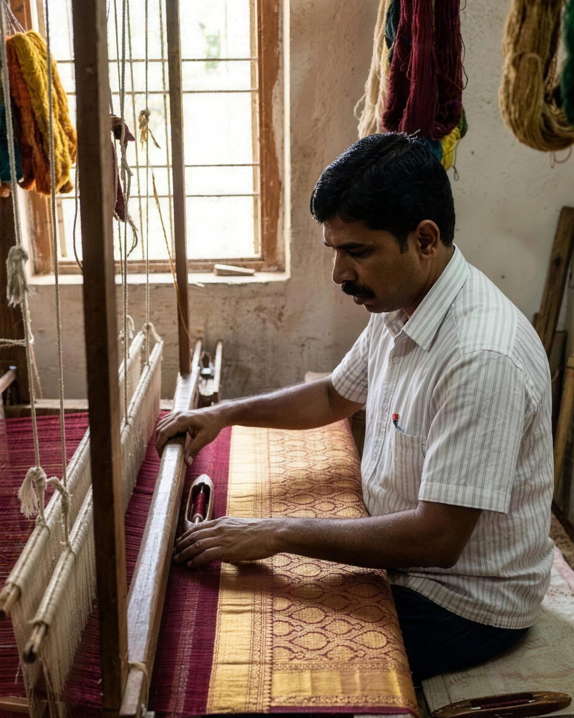 Saidam Chandrashekhar at work