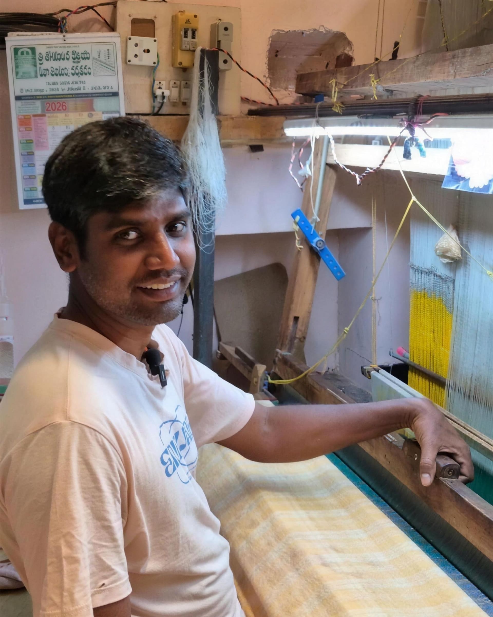 Saidam Sreenivasulu at work